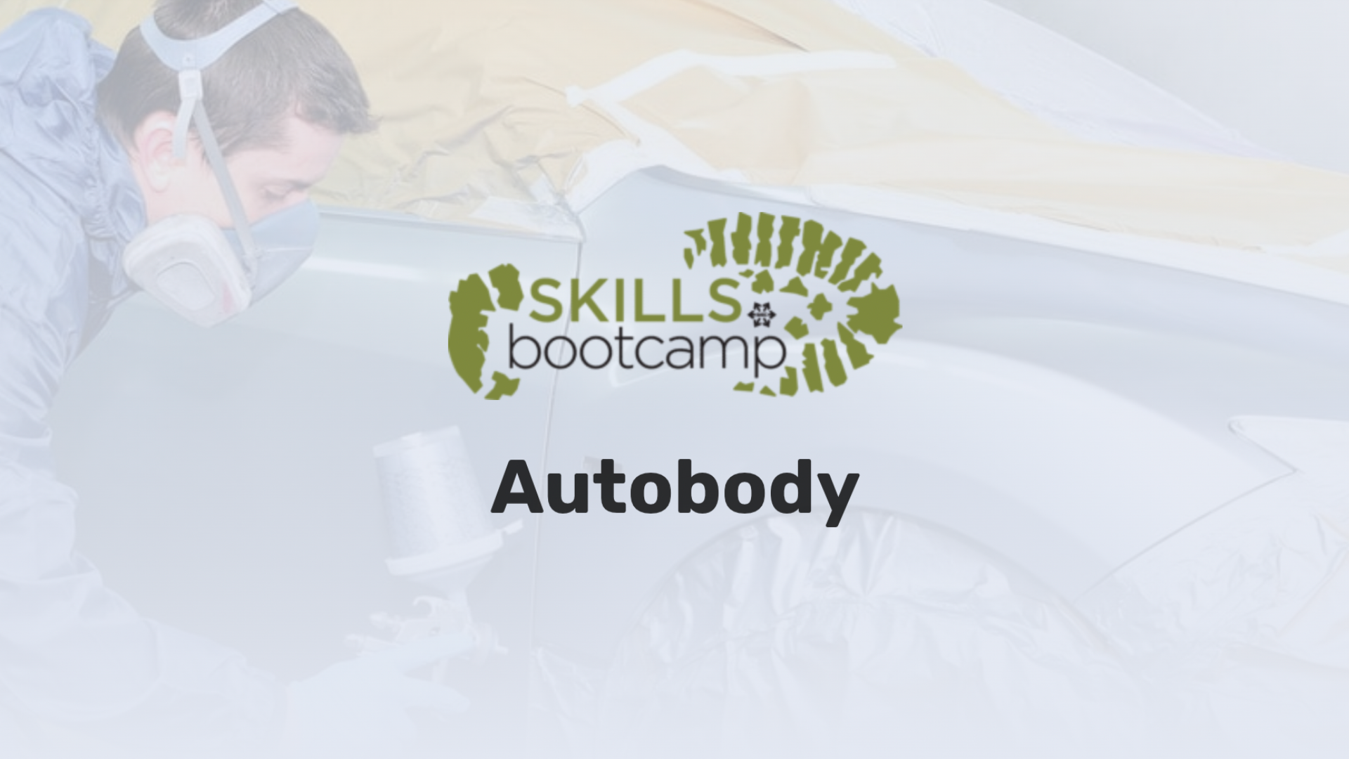 Skills Bootcamp logo with green boot print design