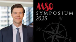 MSO Symposium 2025 logo with compass graphic on black background