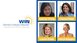 Women's Industry Network logo with four professional headshots