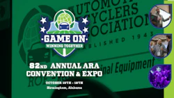 ARA 82nd Annual Convention & Expo logo in green and blue