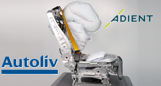 Automotive safety seat mechanism with crash test dummy head and engineering components