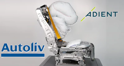 Automotive safety seat mechanism with crash test dummy head and engineering components