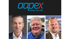 Aapex corporate logo with three professional headshots of team members