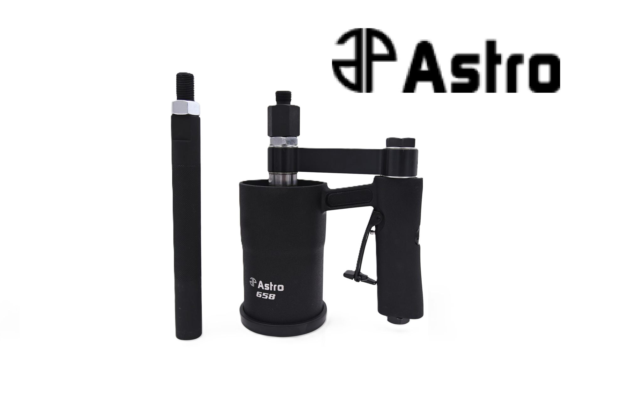 Astro professional torch and extension tool in black