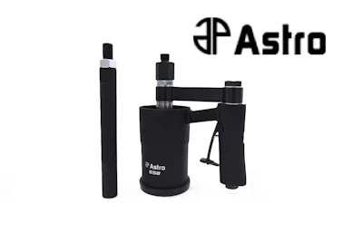 Astro professional torch and extension tool in black