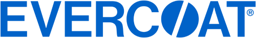 Evercoat logo in blue with registered trademark symbol
