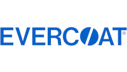 Evercoat logo in blue with registered trademark symbol