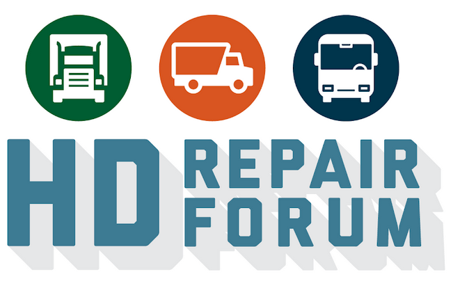 HD Repair Forum logo with truck and vehicle service icons