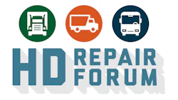 HD Repair Forum logo with truck and vehicle service icons