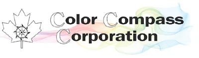 Color Compass Corporation logo with maple leaf and compass design