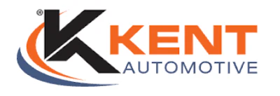 Kent Automotive logo with stylized black and orange K symbol