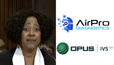 AirPro Diagnostics and OPUS IVS technology company logos