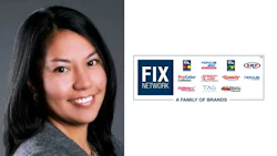 FIX Network brand family logo with multiple automotive service brand emblems