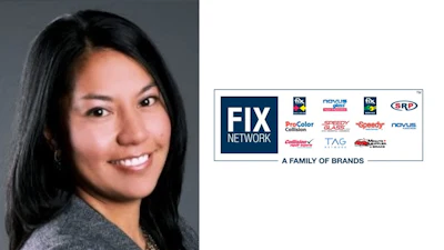 FIX Network brand family logo with multiple automotive service brand emblems
