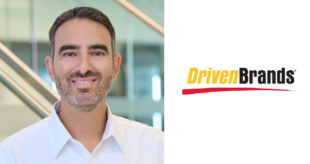 Driven Brands corporate logo in yellow, black, and red