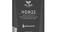Ultra System HDR22 high-build polyester primer paint can by Sherwin-Williams