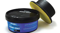 Kovax Guide Coat automotive refinishing product with black container and applicator pad