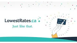 LowestRates.ca logo with financial comparison graphic
