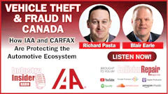 Industry Insider Radio podcast graphic about vehicle theft and fraud in Canada