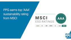 PPG achieves AAA sustainability rating from MSCI ESG Ratings