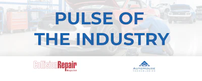 Pulse of the Industry header with Collision Repair Magazine and AutoHouse Technologies logos