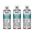 Three identical SprayMax adhesive spray cans with product labels