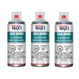 Three SprayMax 368 0094 spray paint cans with teal and red labeling