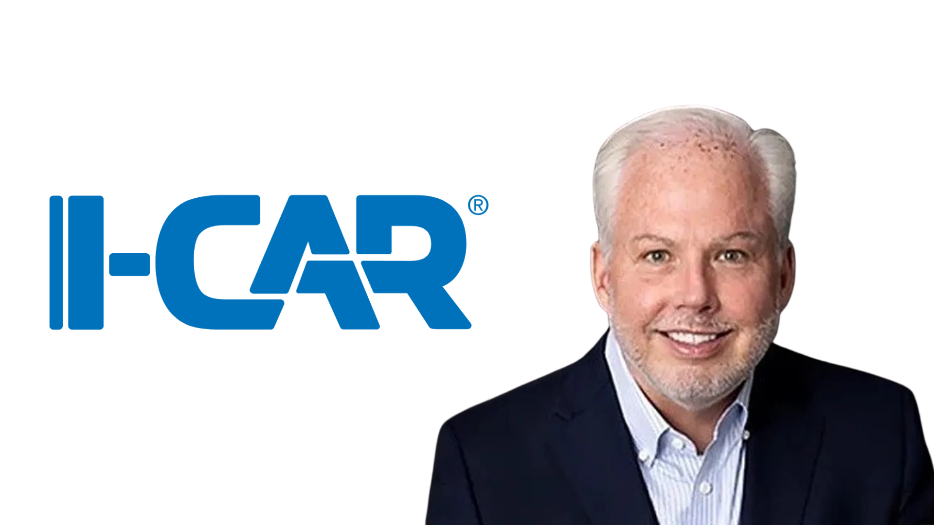 I-CAR blue corporate logo with registered trademark symbol