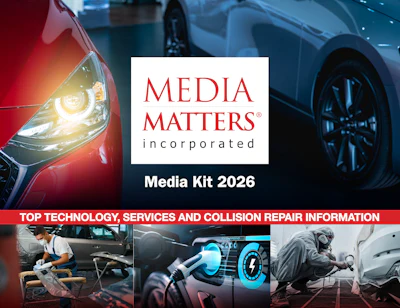 Media Matters Incorporated media kit 2026 cover with automotive technology images