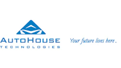 AutoHouse Technologies logo with blue pyramid symbol and company name