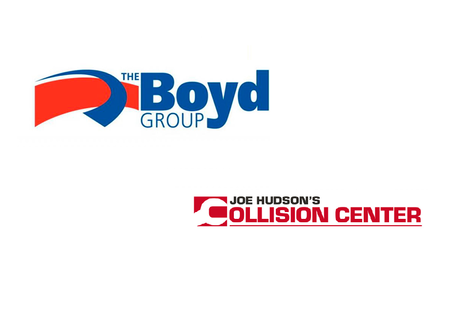 The Boyd Group and Joe Hudson's Collision Center corporate logos
