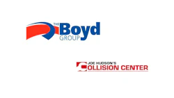 The Boyd Group and Joe Hudson's Collision Center corporate logos