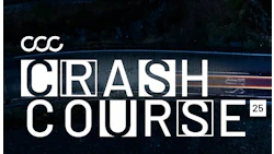 CCC Crash Course logo with white text on dark background
