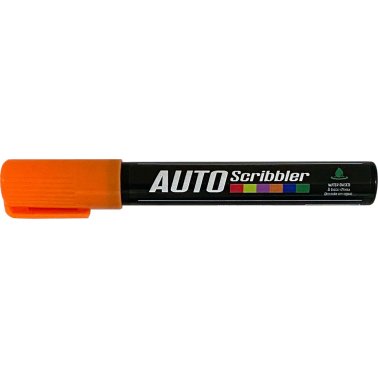 Orange and black Auto Scribbler automotive touch-up paint marker