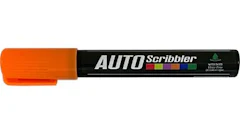 Orange and black Auto Scribbler automotive touch-up paint marker