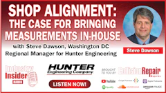 Shop Alignment podcast promo with Hunter Engineering regional manager Steve Dawson