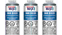 Three identical Spray Max 368 0225 surface rapid check spray paint cans