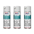 Three identical SprayMax industrial spray cans with white and gray packaging