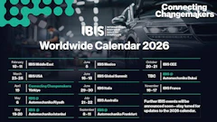IBIS Worldwide Calendar 2026 showcasing international event locations