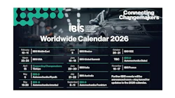 IBIS Worldwide Calendar 2026 showcasing international event locations and dates
