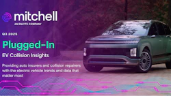 Mitchell Q3 2025 electric vehicle insights report with green SUV
