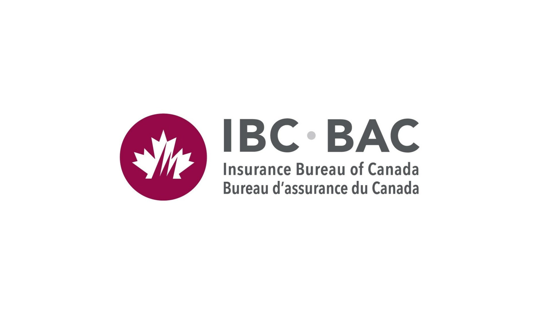 Insurance Bureau of Canada logo with maple leaf icon in burgundy circle