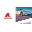 Axalta logo in red with white 2025 Global Automotive Color Popularity Report