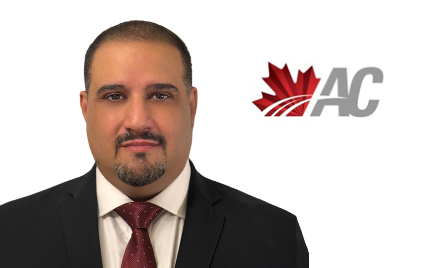 Professional headshot with Canadian AC organization logo