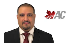 Professional headshot with Canadian AC organization logo