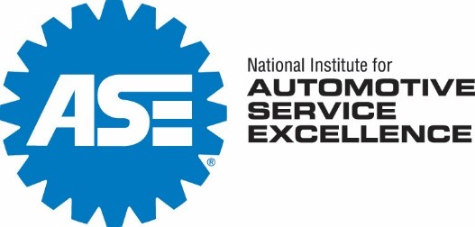 ASE National Institute for Automotive Service Excellence blue gear logo