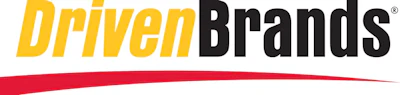 Driven Brands corporate logo in yellow, black, and red