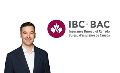 Insurance Bureau of Canada logo with burgundy circular design