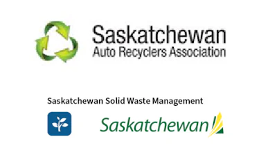 Saskatchewan Auto Recyclers and Solid Waste Management logos