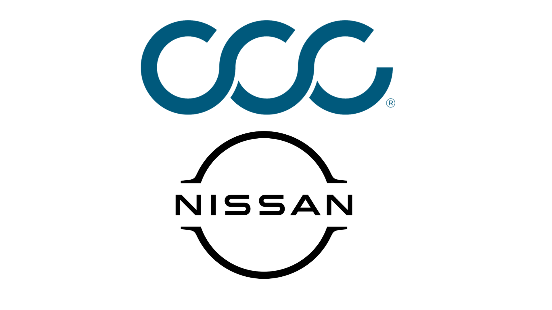 CGC and Nissan corporate logos in blue and black